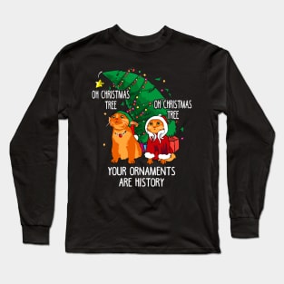 Cats Christmascat Long Sleeve T-Shirt